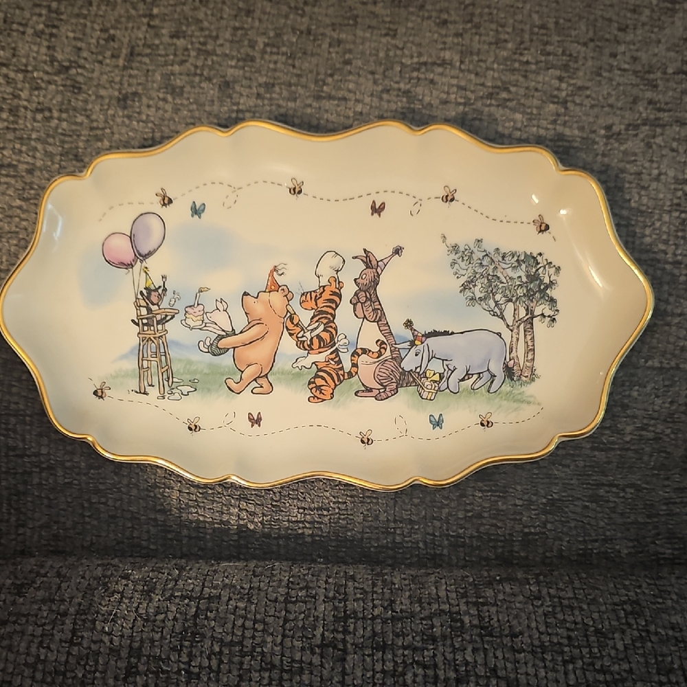 Lenox Ivory China Plate - The Birthday Brigade